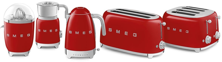 SMEG KLF04RDEU Waterkoker 50's Style - Rood 4