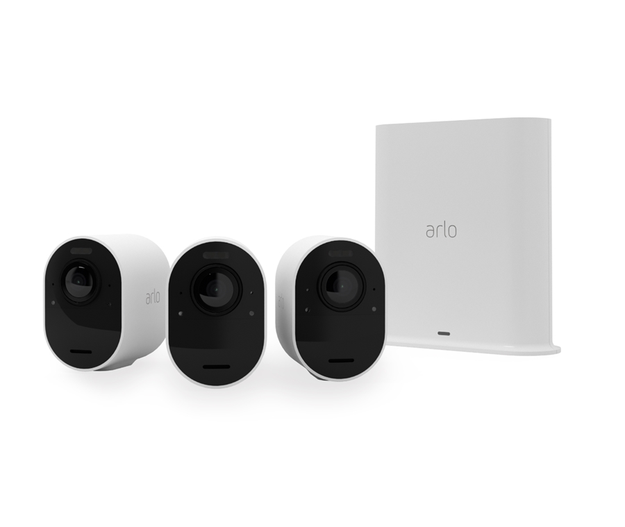 Arlo Ultra 2 Spotlight Camera 3-Kit wit 1