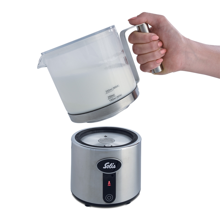 Solis 869 Cremalatte Elektrische Melkopschuimer - Zilver 2