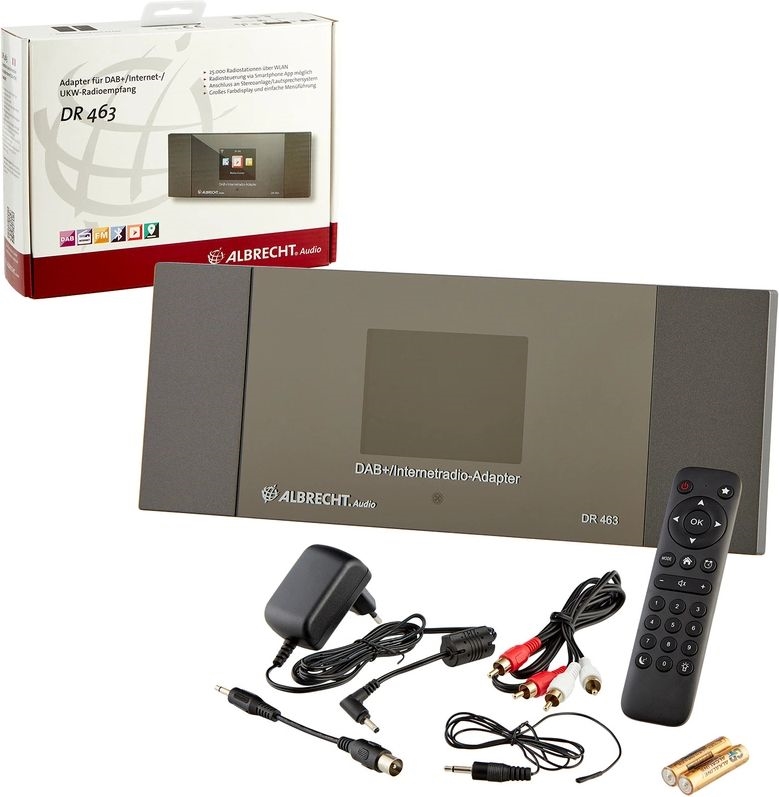 Albrecht DR 463 DAB+ internetradio adapter 3