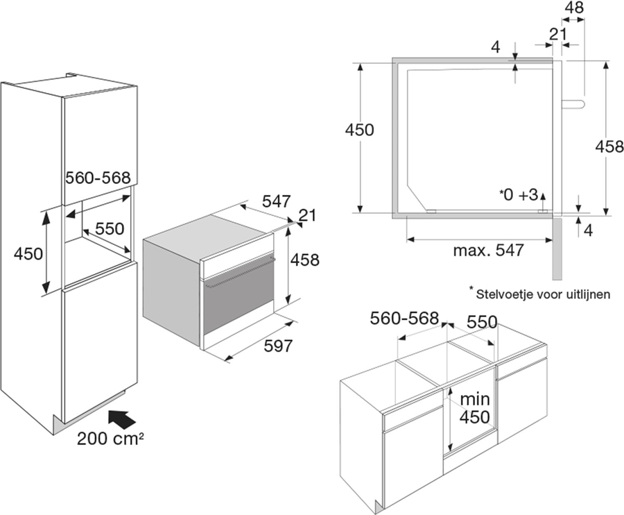 ATAG BCM46121C inbouw combi oven 2