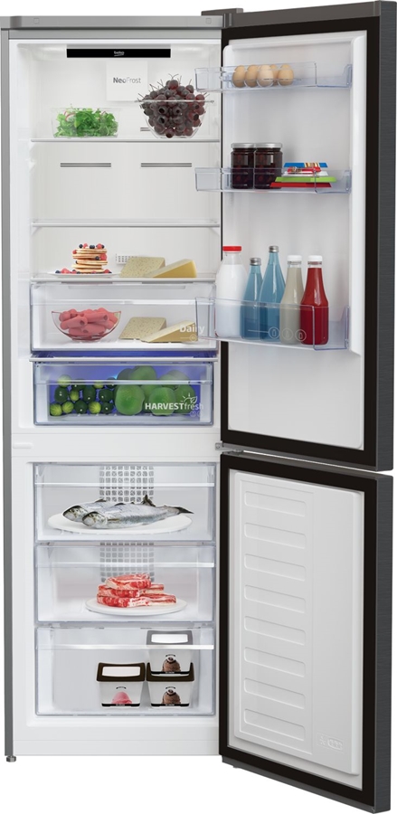 Beko RCNE366E70ZXBRN koel-vriescombinatie 4