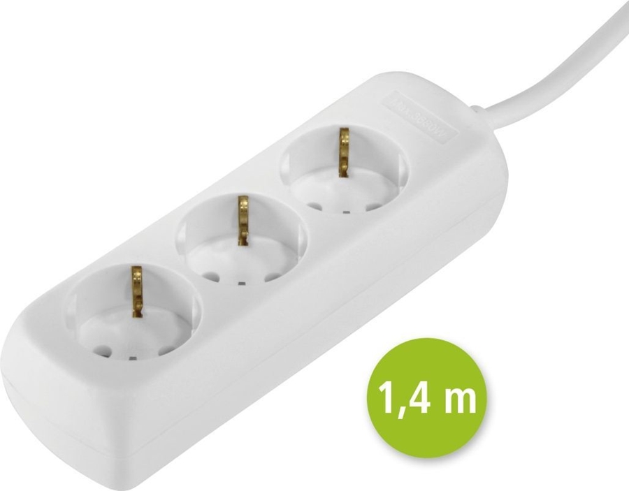 Hama stekkerdoos 3-weg geaard 2