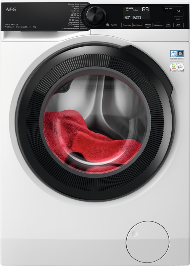 Ontwijken langs Bereid AEG LR7DRESDEN 7000 serie ProSteam® UniversalDose Wasmachine voorlader 9 kg  kopen? | EP.nl