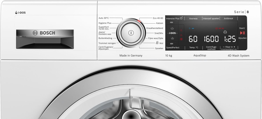 bosch exclusiv serie 8 wasmachine