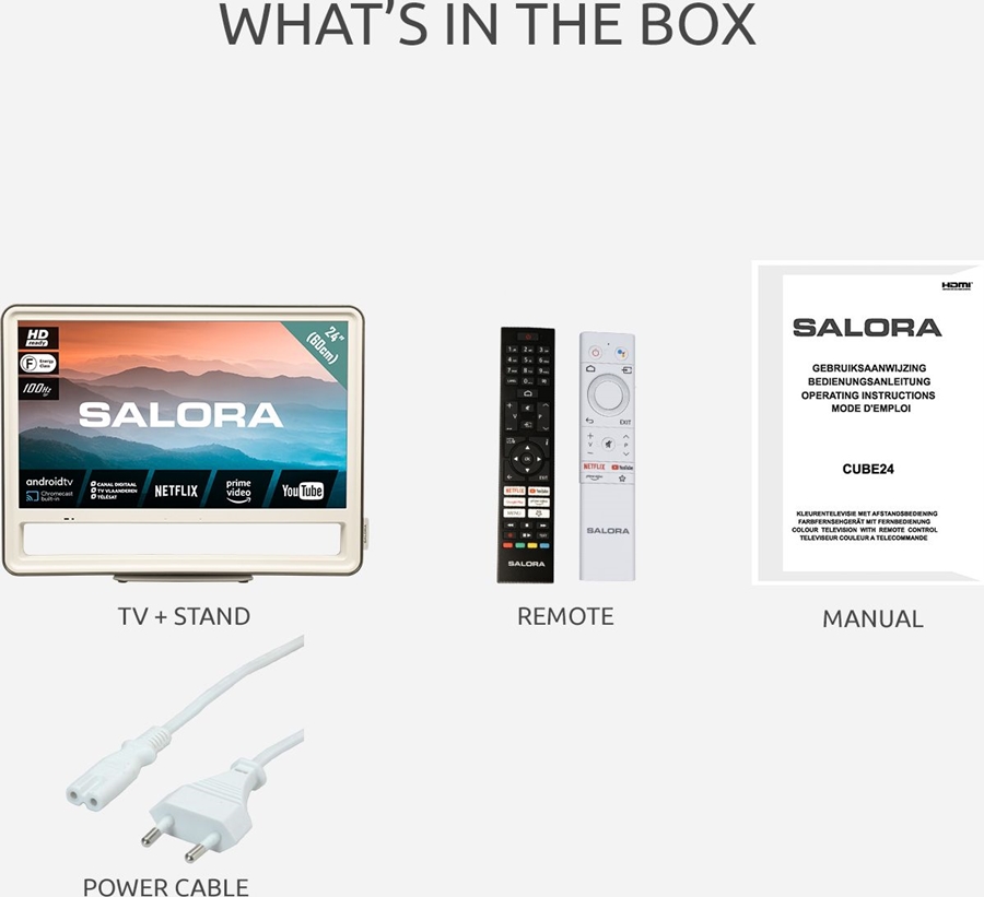 Salora Cube24 HD TV 9