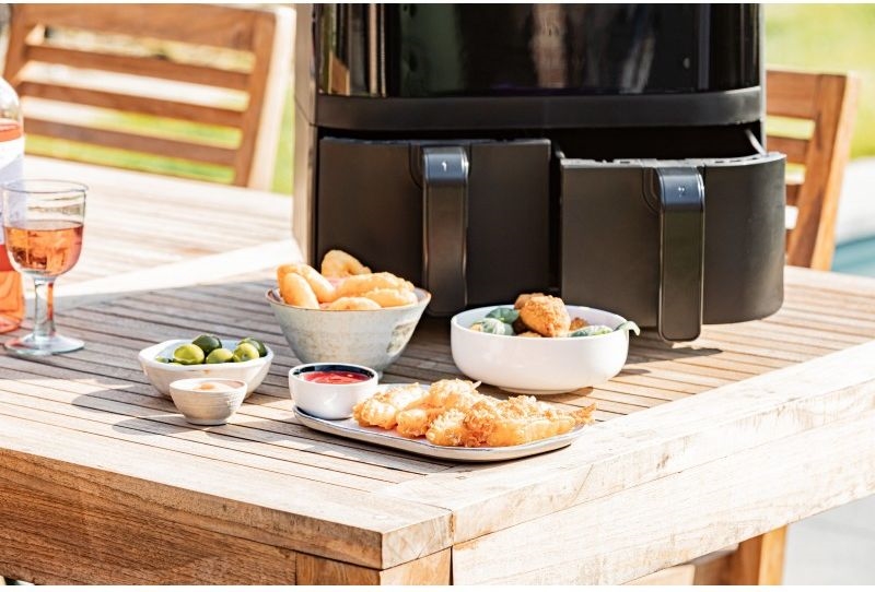 FRITEL 8180 SnackTastic DUO Airfryer - Heteluchtfriteuse 5