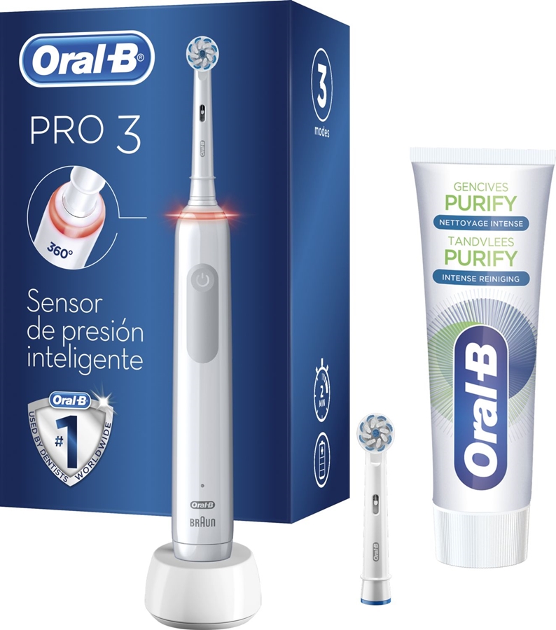 OralB Pro 3 3800 Sensi Wit elektrische tandenborstel kopen? EP.nl