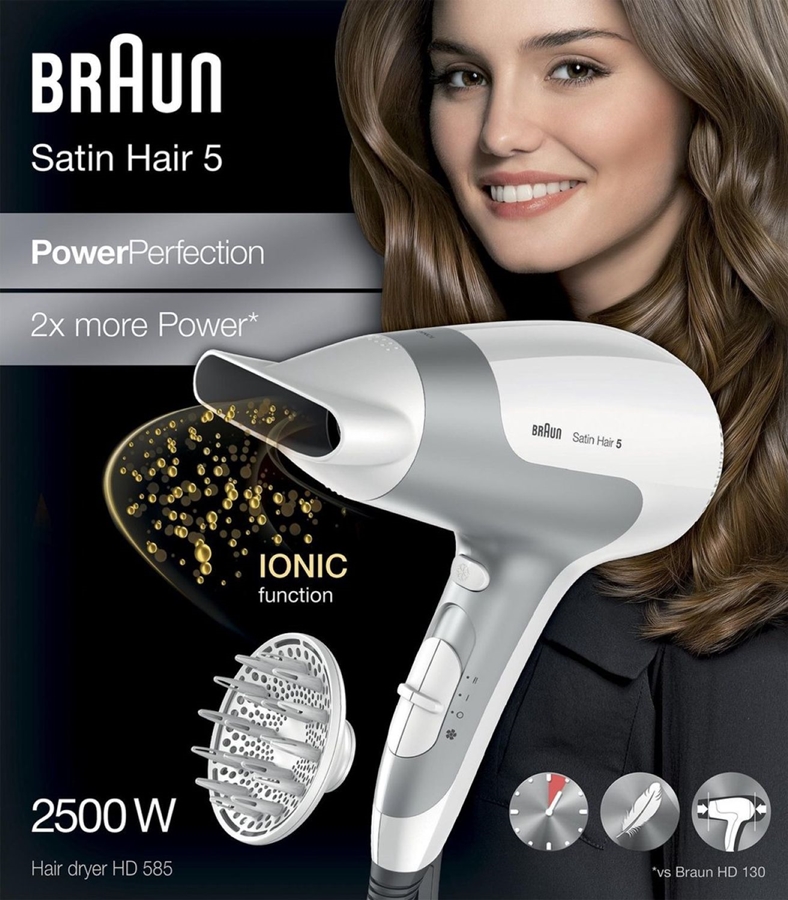 Braun Satin Hair 5 HD585 Power Perfection haardroger 4