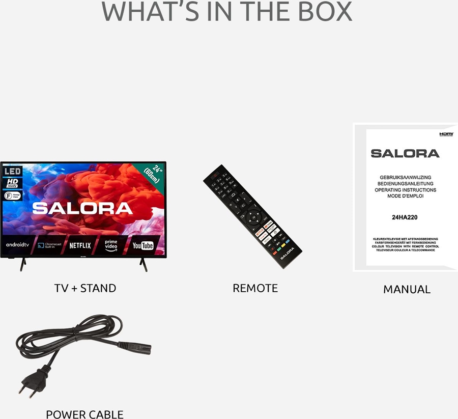 Salora 24HA220 HD TV 9