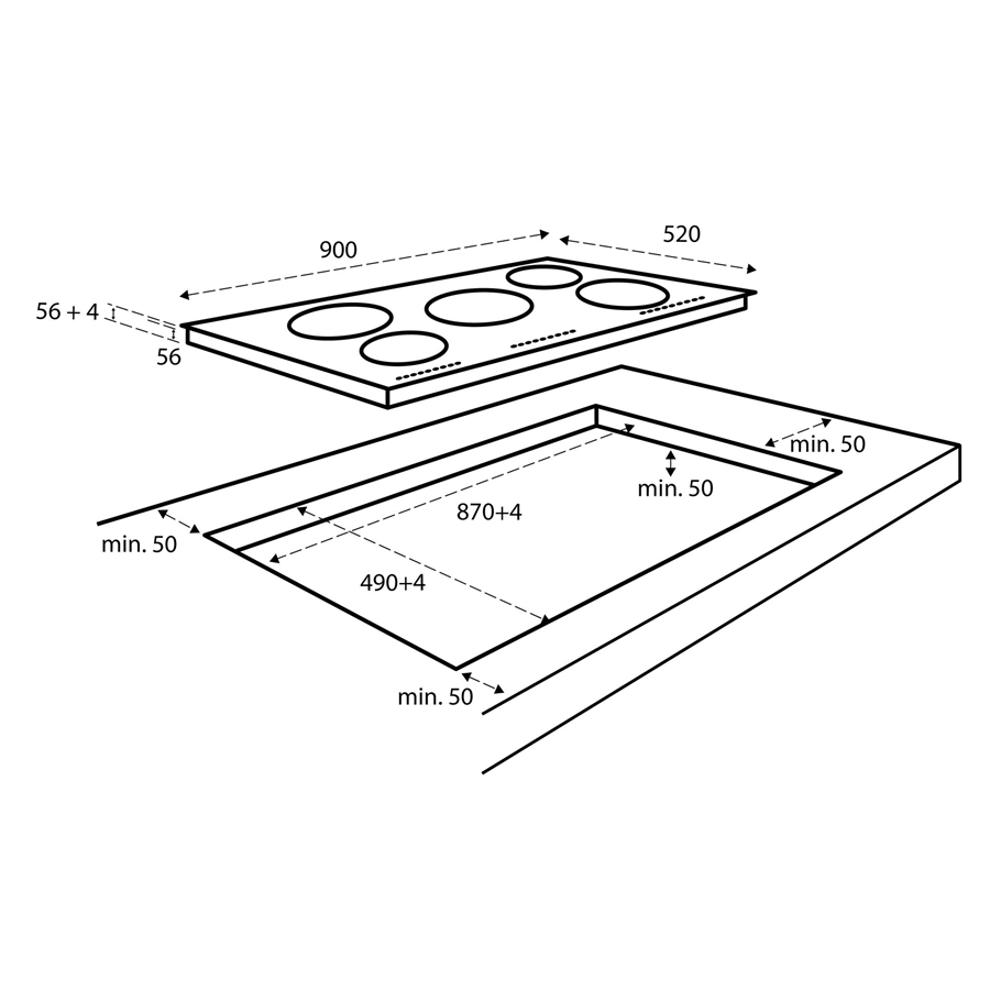 Inventum IKI9035MAT inductiekookplaat 2