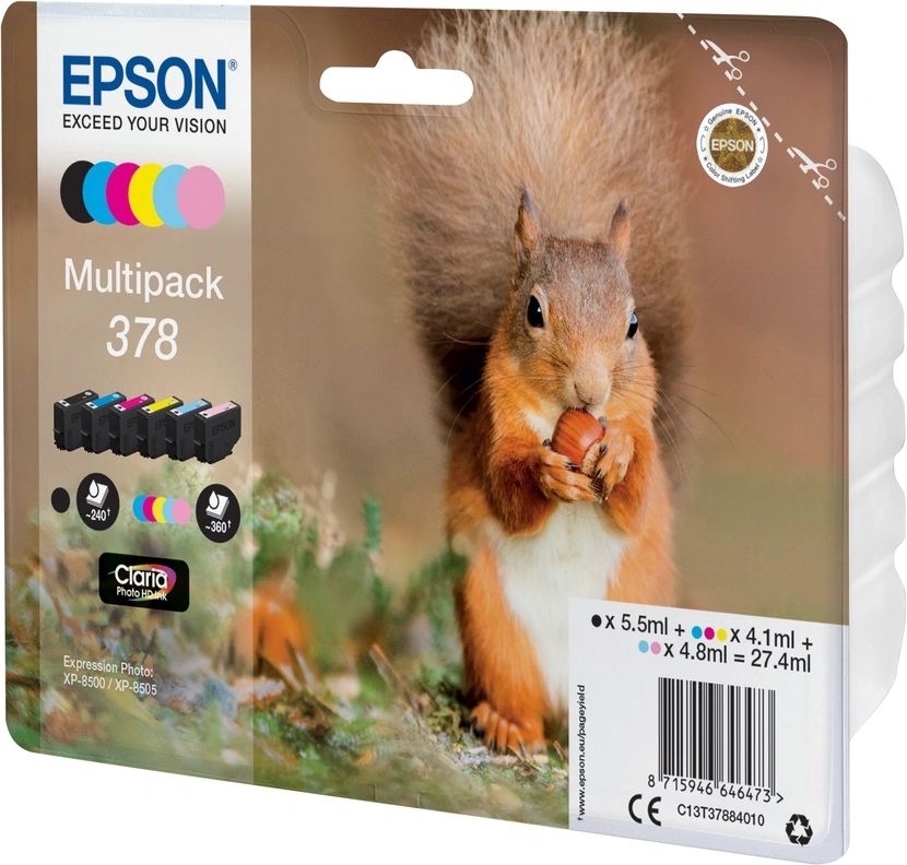 Epson C13T37884020 inkt multipack 378 1