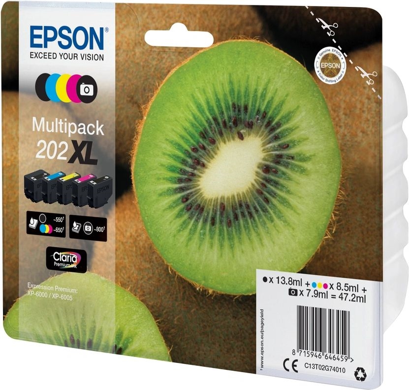 Epson C13T02G74010 inkt multipack 202XL 1