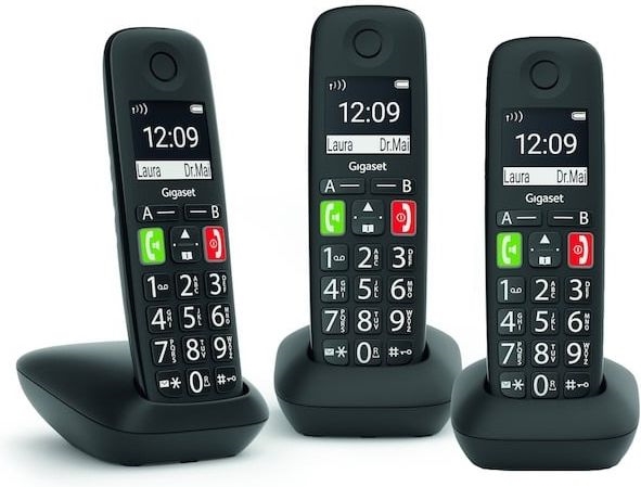 Gigaset DECT E290R trio huistelefoon 1