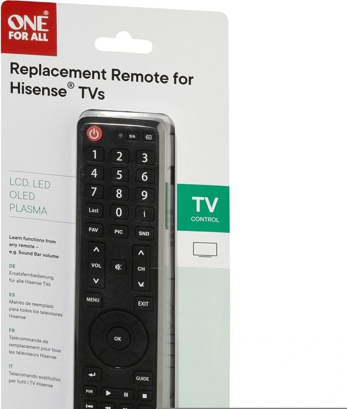 One for All vervangende afstandsbediening voor Hisense TV 4