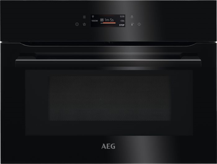AEG KMF768080B 8000 serie CombiQuick heteluchtoven met magnetron 1