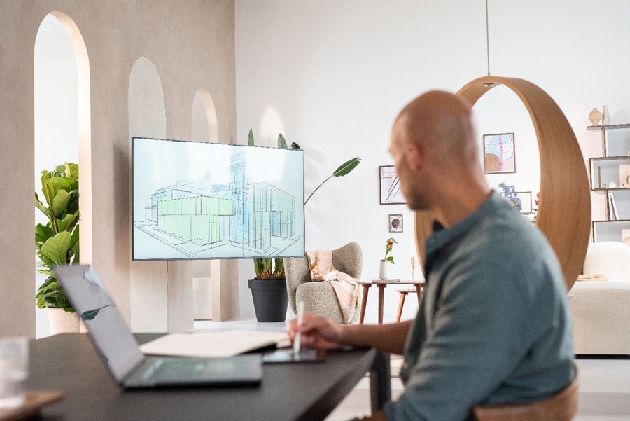 Vogel's Signature Full Motion+ TVM 7655 DesignMount draaibare muurbeugel 10