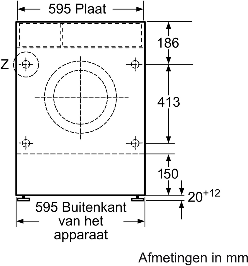 Siemens WK14D543EU iQ500 inbouw was-droogcombinatie 5