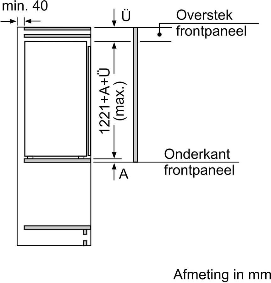 Siemens KI41REDD1 iQ500 extraKlasse Inbouw Koelkast 3