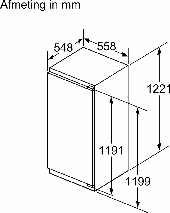 Siemens KI41REDD1 iQ500 extraKlasse Inbouw Koelkast 4