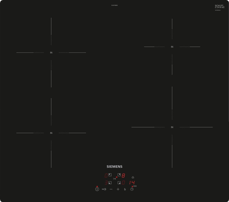 Siemens EU611BEB6E iQ100 inductiekookplaat 1