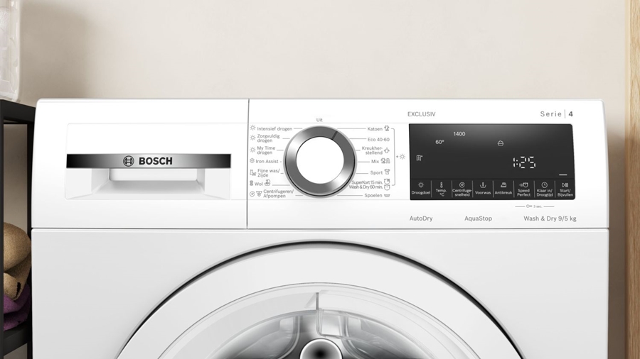 BOSCH WNA144V9NL Serie 4 EXCLUSIV Was-droogcombinatie 2