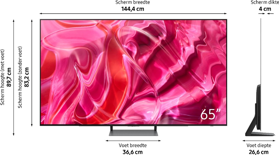 Samsung OLED 4K QE65S92C TV (2023) 4