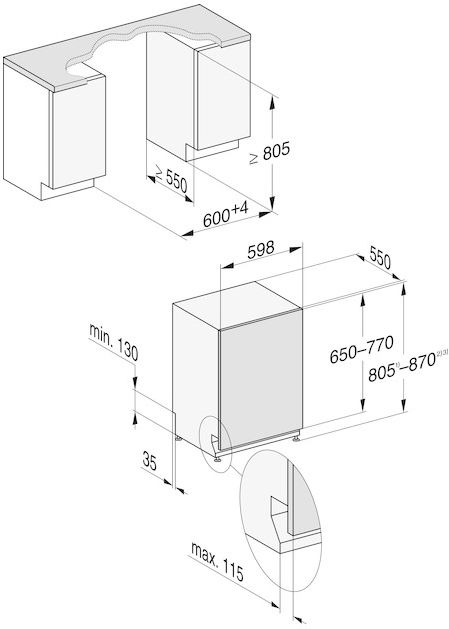 Miele G 5163 SC Vi Excellence Inbouw Vaatwasser 2