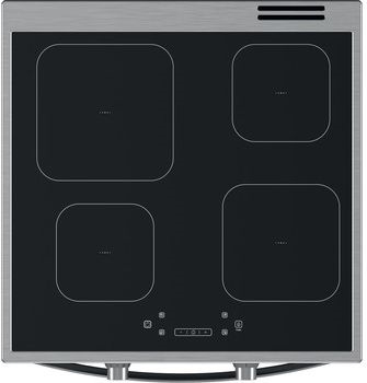 Indesit IS67V8CHX/E vrijstaand elektrisch fornuis 2