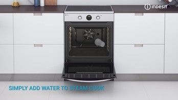 Indesit IS67V8CHX/E vrijstaand elektrisch fornuis 4