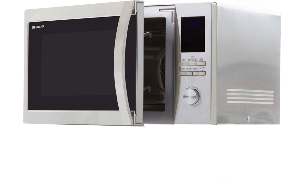 Sharp R982STWE Vrijstaande Combimagnetron- RVS 3