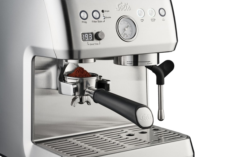 Solis 1019 Grind & Infuse Perfetta Pistonmachine - Espressomachine  - RVS 2