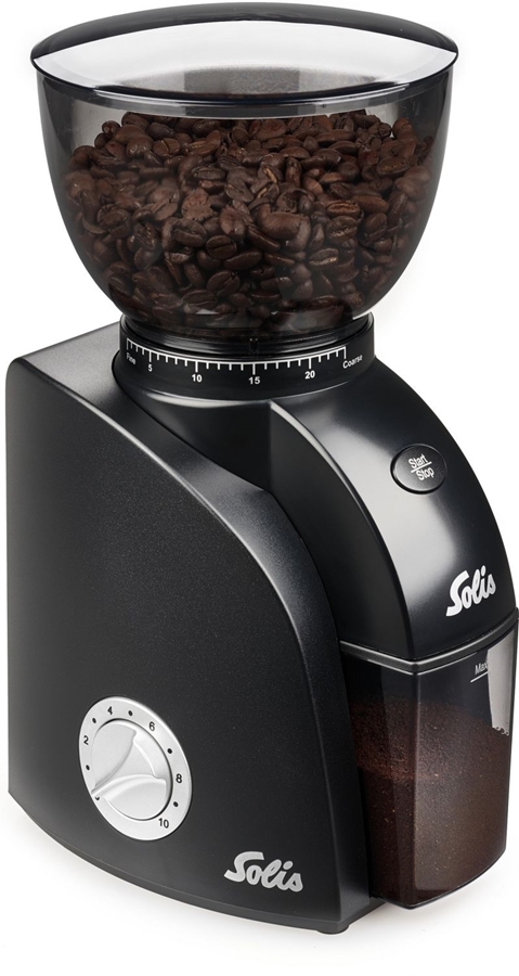 Solis 1662 Scala Zero Static Koffiemolen Elektrisch - Koffiemaler - Zwart 1