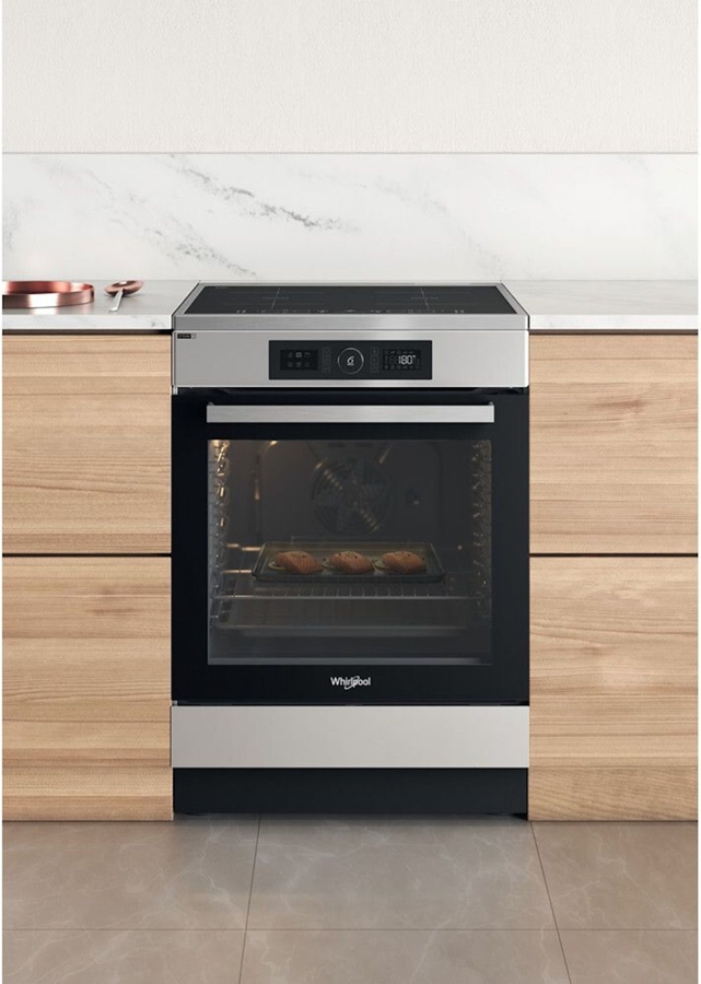 Whirlpool WS68IB8ACX/FR vrijstaand inductie fornuis 6