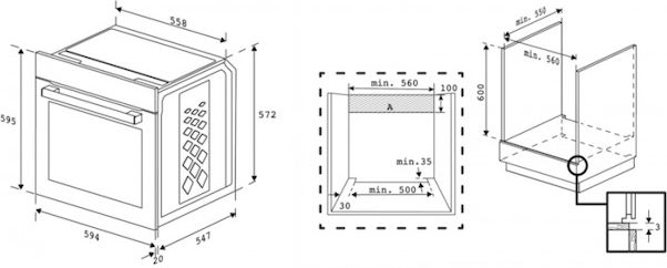 Beko BBIM173001BE AEROperfect inbouw oven 2