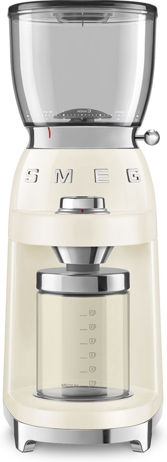 SMEG CGF11CREU Koffiemolen 50's Style - Creme 1