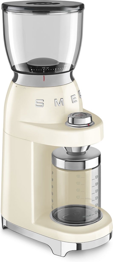 SMEG CGF11CREU Koffiemolen 50's Style - Creme 2