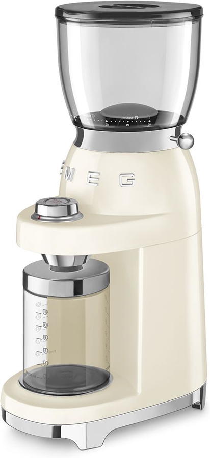 SMEG CGF11CREU Koffiemolen 50's Style - Creme 4