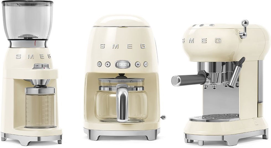 SMEG CGF11CREU Koffiemolen 50's Style - Creme 6