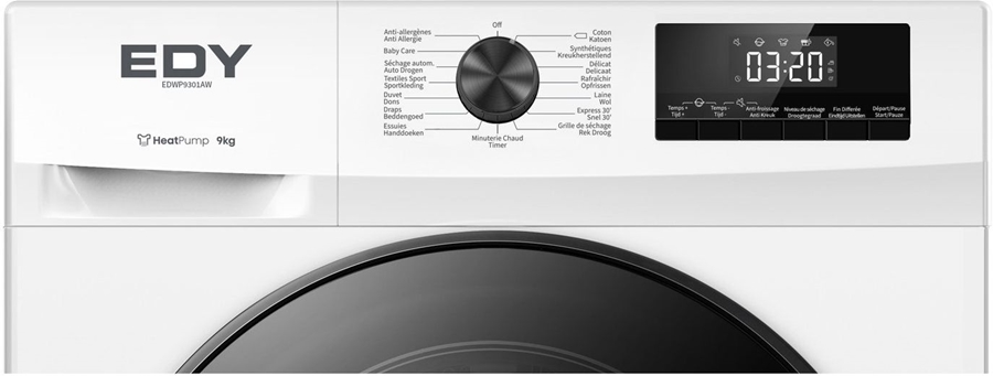 EDY EDWP9301AW Warmtepompdroger  6