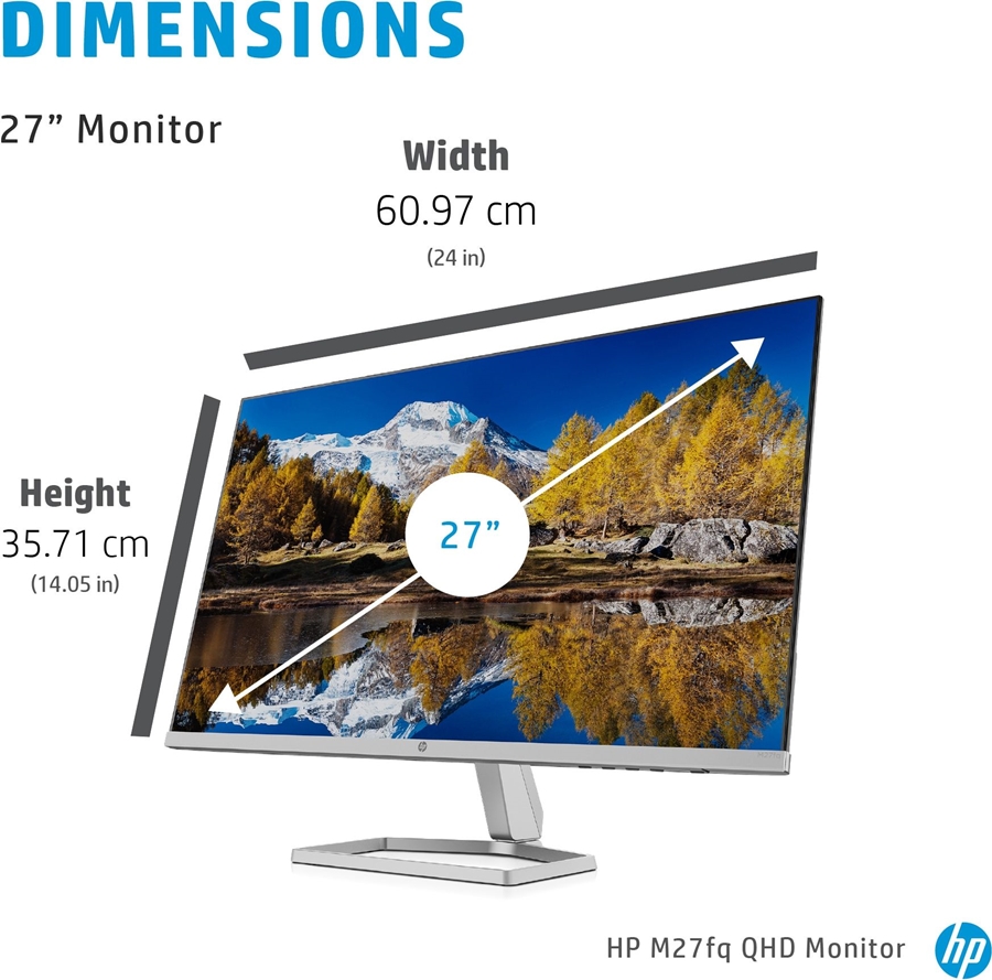 HP M27fq monitor 9