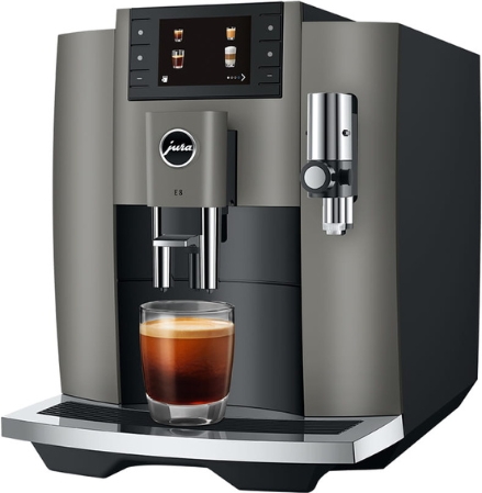 JURA E8 Dark Inox (EC) Volautomatische Koffiemachine 1