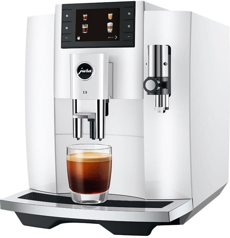 JURA E8 Piano White (EC) Volautomatische Koffiemachine 1