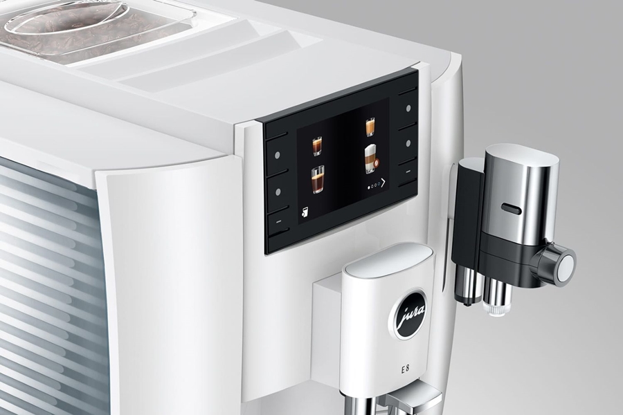 JURA E8 Piano White (EC) Volautomatische Koffiemachine 5