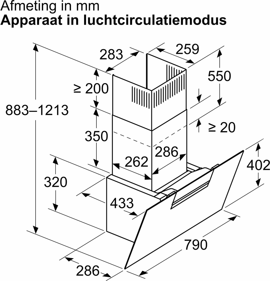 Siemens LC87KFN60 iQ300 wandschouwkap 4
