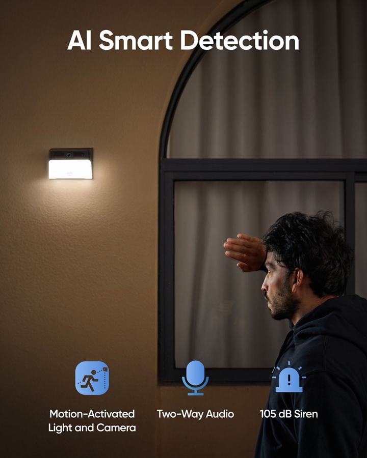 Eufy Wall Light Cam Solar S120 5