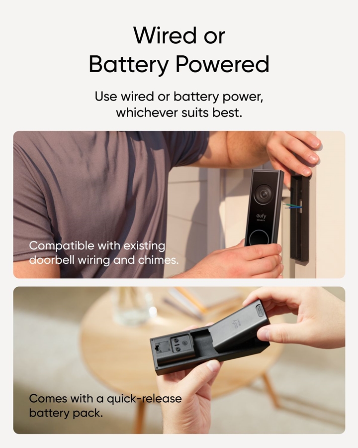 Eufy Video Deurbel E340 + Chime 4