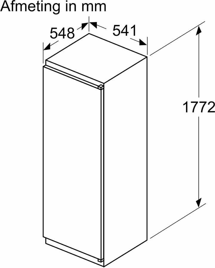 Siemens KI81RNSE0 iQ700 inbouw koelkast 2