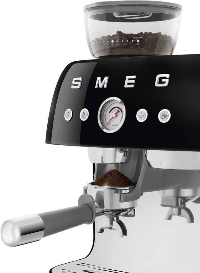 SMEG EGF03BLEU Jaren 50 stijl espressomachine met molen 6