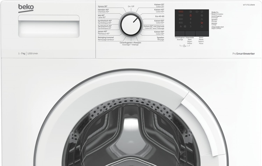 Beko WTV7611BWW Wasmachine 3